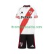 Maglia CA River Plate Divisa Home 2025-2026 Manica Corta ,Bambino