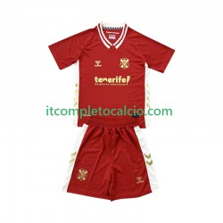 Maglia CD Tenerife Divisa Away 2025-2026 Manica Corta ,Bambino