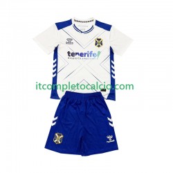 Maglia CD Tenerife Divisa Home 2025-2026 Manica Corta ,Bambino