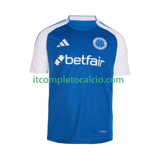 Maglia Cruzeiro Divisa Home 2025-2026 Manica Corta ,Uomo