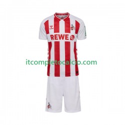 Maglia FC Köln Divisa Home 2025-2026 Manica Corta ,Bambino