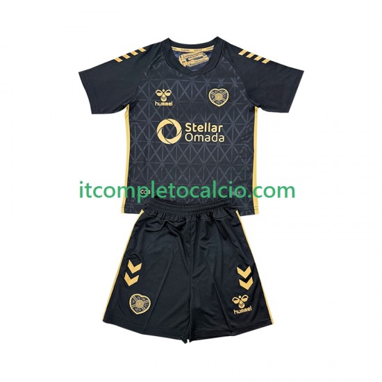 Maglia Hearts Terza Divisa 2025-2026 Manica Corta ,Bambino