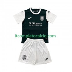 Maglia Hibernian Divisa Home 2025-2026 Manica Corta ,Bambino