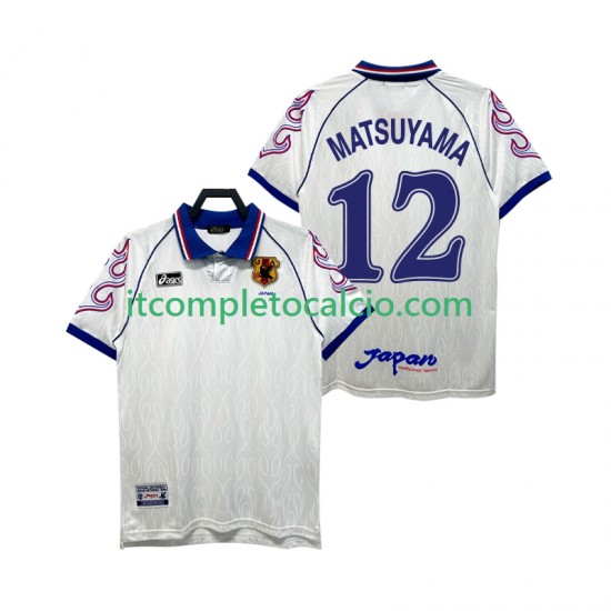 Maglia Giappone MATSUYAMA 12 Retro Divisa Away 1998 Manica Corta ,Uomo