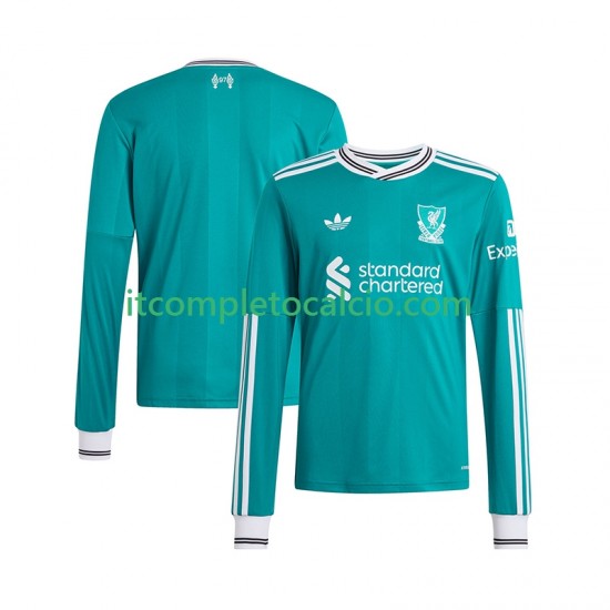 Maglia Liverpool Terza Divisa 2025-2026 Manica Lunga ,Uomo