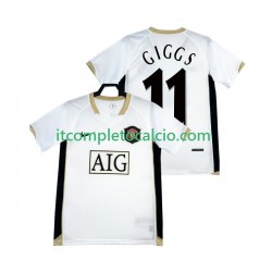 Maglia Manchester United GIGGS 11 Retro Divisa Away 2006-2007 Manica Corta ,Uomo
