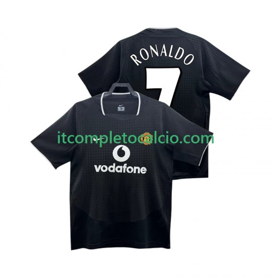 Maglia Manchester United RONALDO 7 Retro Divisa Away 2004 2002 Manica Corta ,Uomo