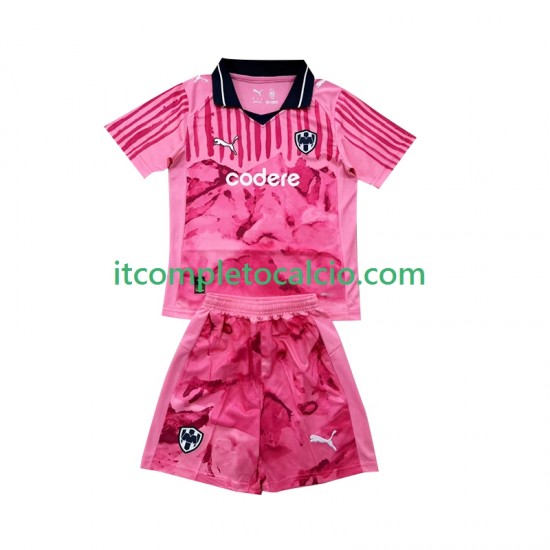 Maglia Monterrey FIFA CWC Portiere Divisa Home 2025 Manica Corta ,Bambino