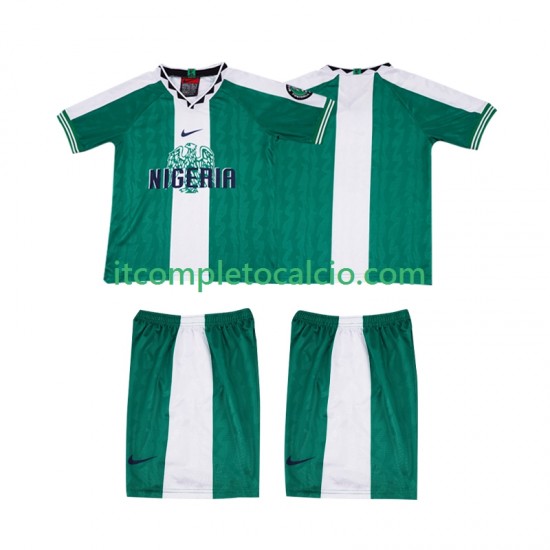 Maglia Nigeria 1996 Retro Divisa Home Manica Corta ,Bambino