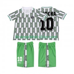 Maglia Nigeria OKOCHA 10 Retro Divisa Away 1994 Manica Corta ,Bambino
