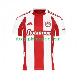 Maglia Olympiacos Divisa Home 2025-2026 Manica Corta ,Uomo