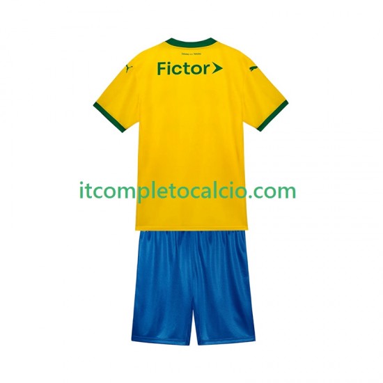 Maglia Palmeiras Terza Divisa 2025-2026 Manica Corta ,Bambino