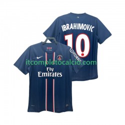 Maglia Paris Saint-Germain IBRAHIMOVIC 10 2012 2013 Retro Divisa Home Manica Corta ,Uomo