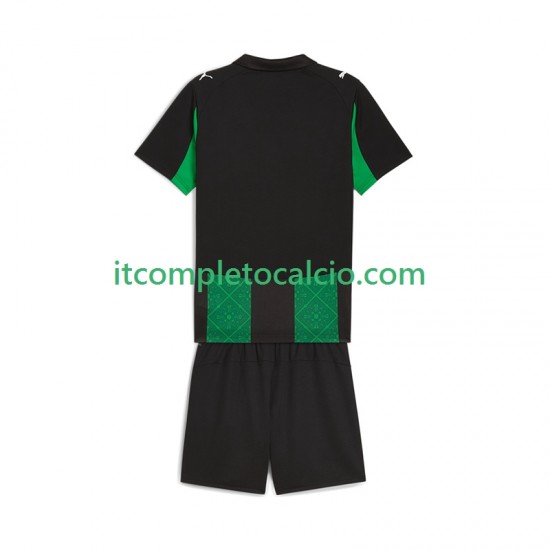 Maglia RC Lens Divisa Away 2025-2026 Manica Corta ,Bambino