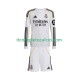 Maglia Real Madrid Divisa Home 2025-2026 Manica Lunga ,Bambino