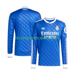 Maglia Real Madrid Terza Divisa 2025-2026 Manica Lunga ,Uomo