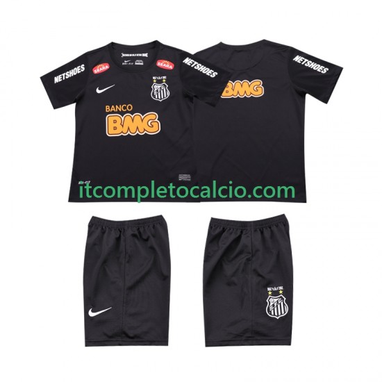 Maglia Santos Classic 2012 2013 Retro Divisa Away Manica Corta ,Bambino