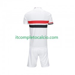 Maglia Sao Paulo Divisa Home 2025-2026 Manica Corta ,Bambino