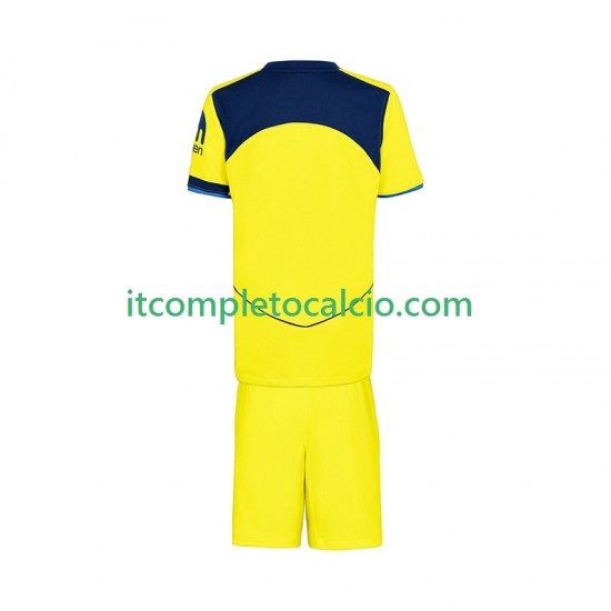 Maglia Tottenham Hotspur Terza Divisa 2025-2026 Manica Corta ,Bambino