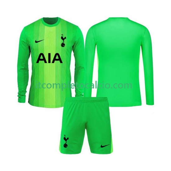 Maglia Tottenham Hotspur Portiere Divisa Home 2025-2026 Manica Lunga ,Bambino