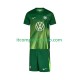 Maglia VfL Wolfsburg Divisa Home 2025-2026 Manica Corta ,Bambino