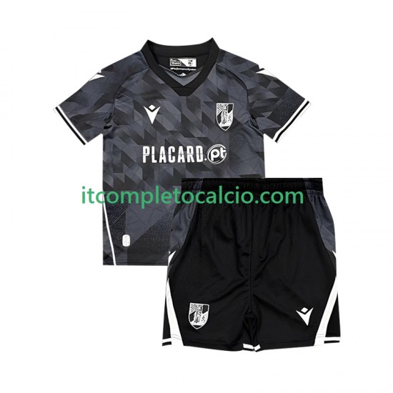 Maglia Vitoria SC Divisa Away 2025-2026 Manica Corta ,Bambino