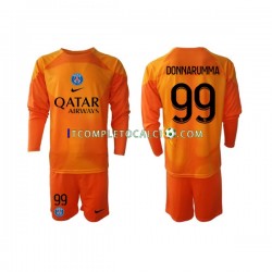 Maglia Paris Saint-Germain Donnarumma 99 Portiere Divisa Away 2022-2023 Manica Lunga ,Bambino