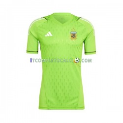 Maglia Argentina Portiere Divisa Home Mondiali 2022 Manica Corta ,Uomo