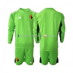 Maglia Belgio Portiere Divisa Home 2021-2022 Manica Lunga ,Bambino