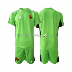 Maglia Belgio Portiere Divisa Home 2021-2022 Manica Corta ,Bambino