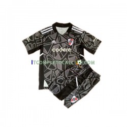 Maglia CA River Plate Portiere Divisa Home 2023 Manica Corta ,Bambino