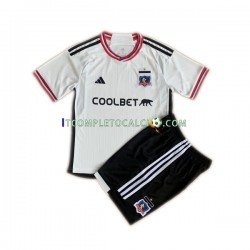 Maglia Colo-Colo Divisa Home 2023 Manica Corta ,Bambino