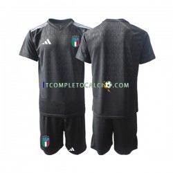 Maglia Italia Portiere Divisa Away 2023 Manica Corta ,Bambino
