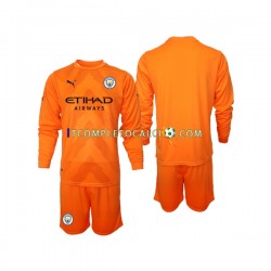 Maglia Manchester City Portiere Terza Divisa 2022-2023 Manica Lunga ,Bambino