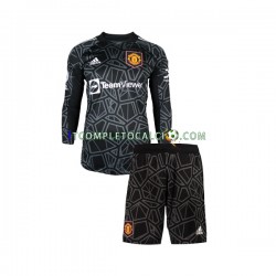Maglia Manchester United Portiere Divisa Away 2022-2023 Manica Lunga ,Bambino