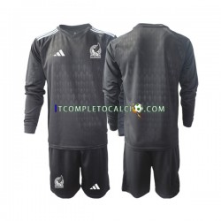 Maglia Messico Portiere Divisa Home 2022 Manica Lunga ,Bambino