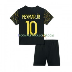 Maglia Paris Saint-Germain Neymar JR 10 Quarto Divisa 2022-2023 Manica Corta ,Bambino