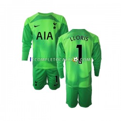 Maglia Tottenham Hotspur Hugo Lloris 1 Portiere Divisa Away 2022-2023 Manica Lunga ,Bambino