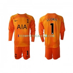 Maglia Tottenham Hotspur Hugo Lloris 1 Portiere Terza Divisa 2022-2023 Manica Lunga ,Bambino