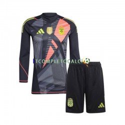 Maglia Argentina Portiere Divisa Home 2024 Manica Lunga ,Bambino