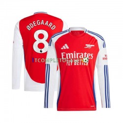 Maglia Arsenal Martin Odegaard 8 Divisa Home 2024-2025 Manica Lunga ,Uomo