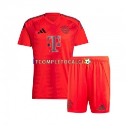 Maglia FC Bayern München Divisa Home 2024-2025 Manica Corta ,Bambino