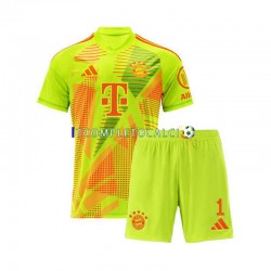 Maglia FC Bayern München Manuel Neuer 1 Portiere Divisa Home 2024-2025 Manica Corta ,Bambino