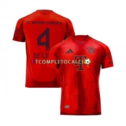Maglia FC Bayern München Matthijs de Ligt 4 Divisa Home 2024-2025 Manica Corta ,Uomo