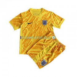 Maglia Inghilterra Portiere Divisa Away Euro 2024 Manica Corta ,Bambino