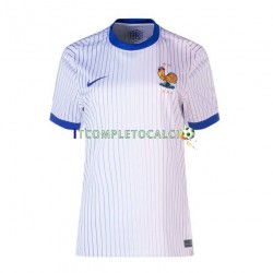 Maglia Francia Divisa Away Euro 2024 Manica Corta ,Donna