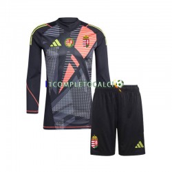 Maglia Ungheria Portiere Divisa Home Euro 2024 Manica Lunga ,Bambino