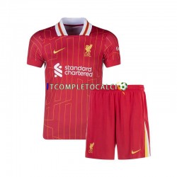 Maglia Liverpool Divisa Home 2024-2025 Manica Corta ,Bambino