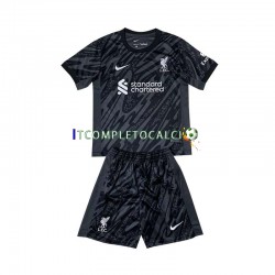 Maglia Liverpool Portiere Divisa Home 2024-2025 Manica Corta ,Bambino
