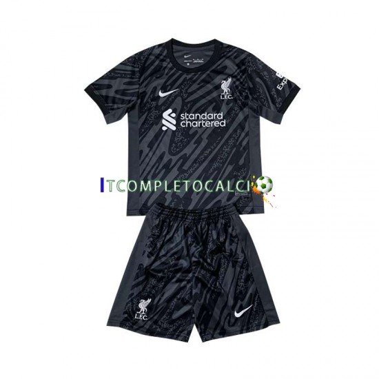 Maglia Liverpool Portiere Divisa Home 2024-2025 Manica Corta ,Bambino